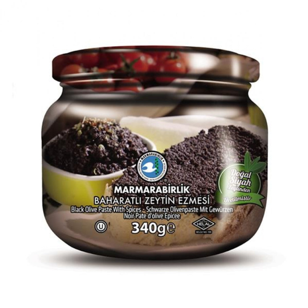 Marmarabirlik Black Olive Paste with Spices 340gr
