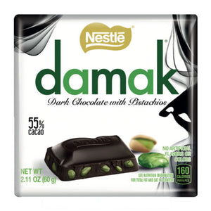 Nestle Damak Dark Chocolate with Pistachio 60g