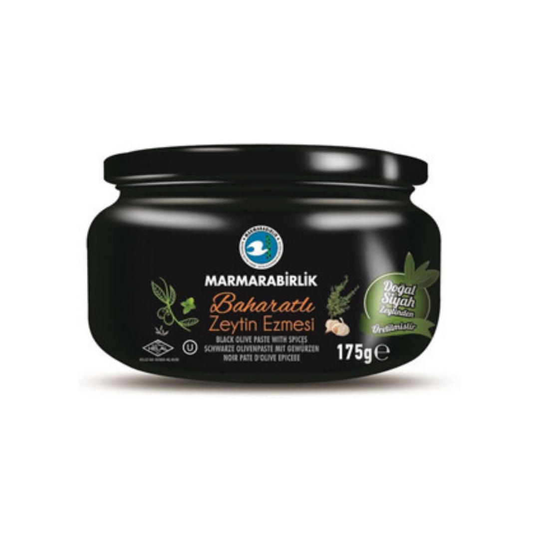 Marmarabirlik Black Olive Paste with Spices 175gr
