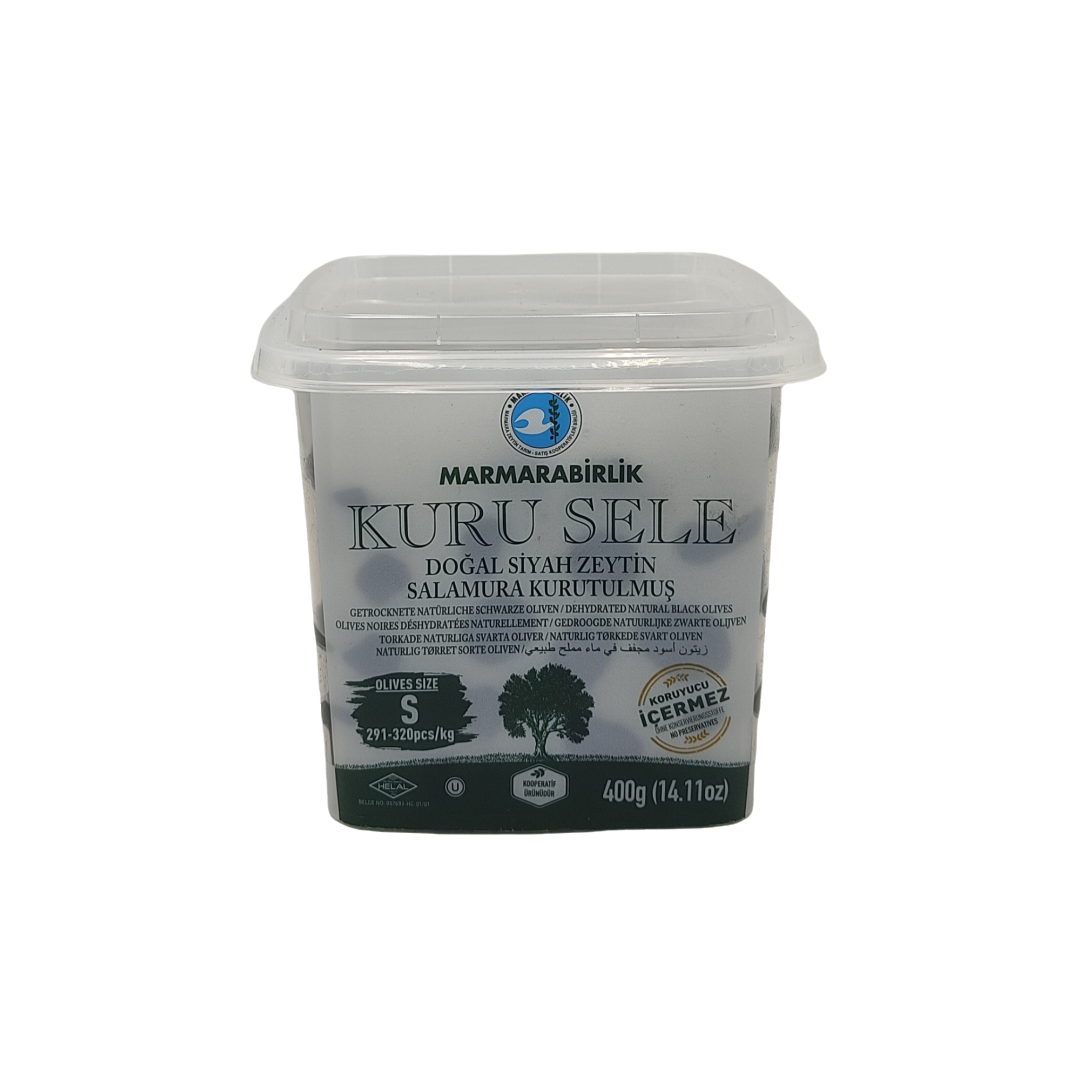 Marmarabirlik Dried Cured Black Olives 400 gr