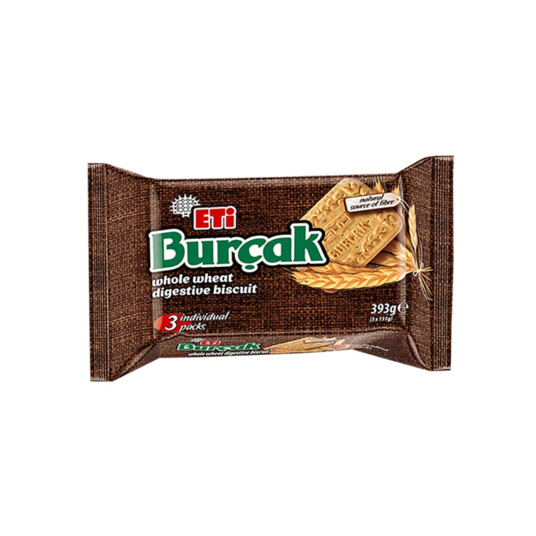 Eti Burcak Whole Wheat Biscuit 393Gr