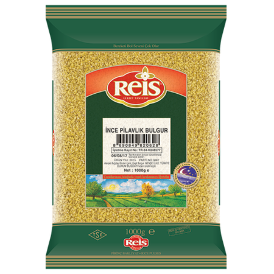 Reis Midyat Tipi Ince Pilavlik Bulgur 1kg