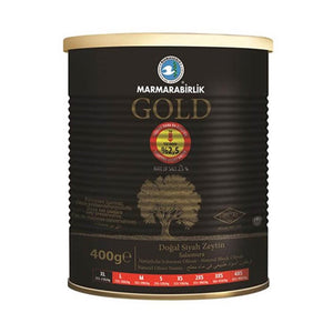 Marmarabirlik Gold Black Olives Can 400gr
